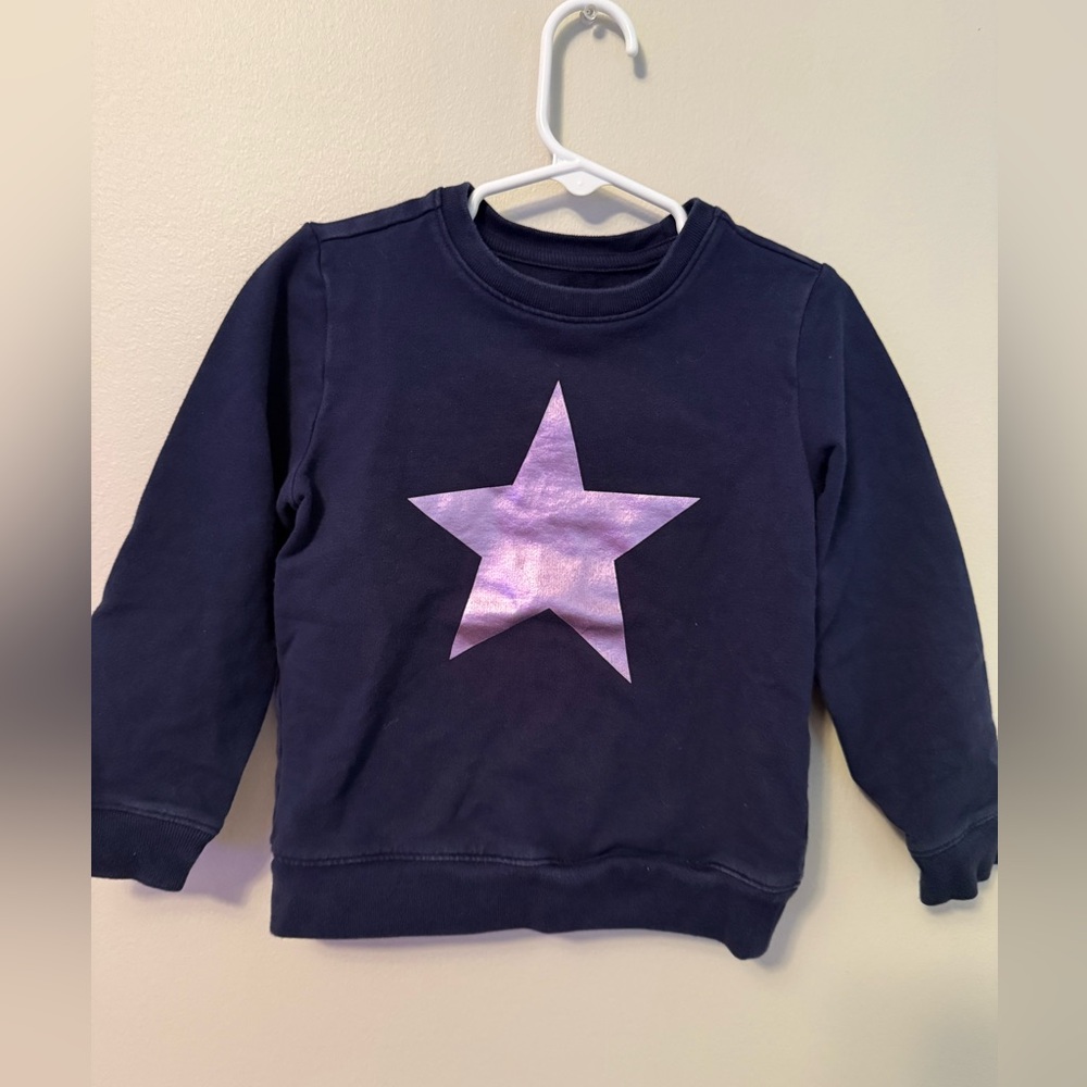 Primary Kids Navy Star Sweatshirt